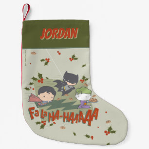 The Justice League Chibi Holiday Cookie Chase Kleiner Weihnachtsstrumpf