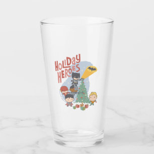 The Justice League Chibi Holiday Tree Glas