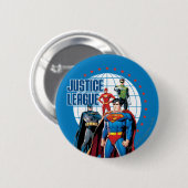 The Justice League Global Heroes Button (Vorne & Hinten)