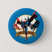 The Justice League Heroes United Button (Vorderseite)