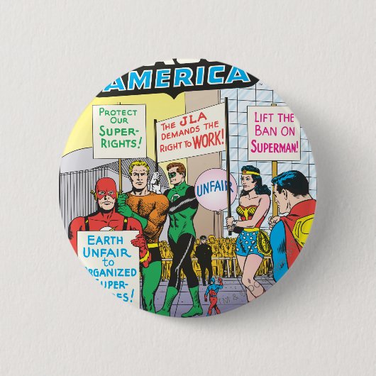 The Justice League of America Ausgabe #28 - June Button (Vorderseite)