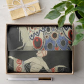 "The Juweling Gown" Art Deco von Jose Carlos Seidenpapier (Geschenk)