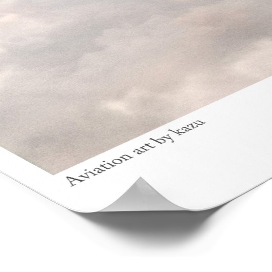 The Kawanishi N1K-J Shiden Poster (Ecke)