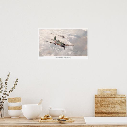 The Kawanishi N1K-J Shiden Poster (Küche)