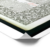 The 'Kelmscott Chaucer', published 1896 by the Kel Poster (Ecke)