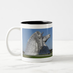 The Kelpies 11212, Helix Park, Falkirk , Schottlan Zweifarbige Tasse