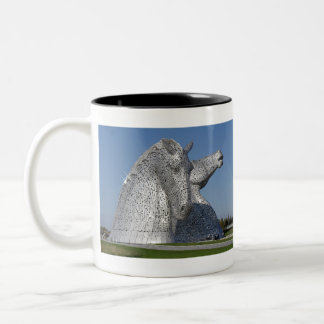 The Kelpies 11212, Helix Park, Falkirk , Schottlan Zweifarbige Tasse
