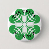 The KELTEN BUTTON ABZEICHEN #YNWA KLEEBLATT CROSS  (Vorderseite)