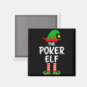 The Ker Elf Matching Family Christmas Magnet (Vorderseite/Rückseite)