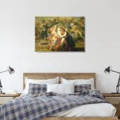 The Kermesse, detail of peasants dancing, c.1635-3 Leinwanddruck (Insitu (Schlafzimmer))