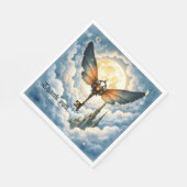 The Key of Eternity – Steampunk Wings  Serviette (Ecke)