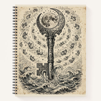 The Key of Tides Journal Notizblock