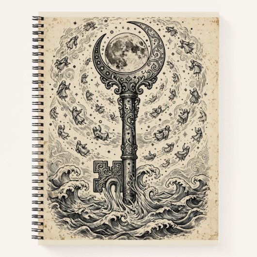 The Key of Tides Journal Notizblock (Vorderseite)
