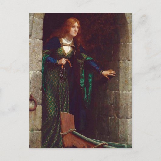 The Keys, c. 1909, von Edmund Blair Leighton Postkarte (Vorderseite)