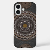 The khaki crocodylus porosus iPhone 16 Case (Rückseite)