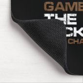 The Kicker Wins Chamonships Funny Quote Football C Mousepad (Ecke)