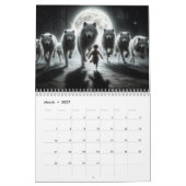 The Kid & Wolves: ein Fantasy-Kunstwerk Kalender 2 (Mär 2027)