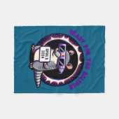 The Kids Ready Total Solar Eclipse Armadillo Fleecedecke (Vorderseite (Horizontal))
