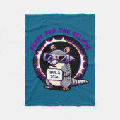 The Kids Ready Total Solar Eclipse Armadillo Fleecedecke (Vorderseite)