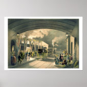 The King at New Cross Station (litho) Poster (Vorne)