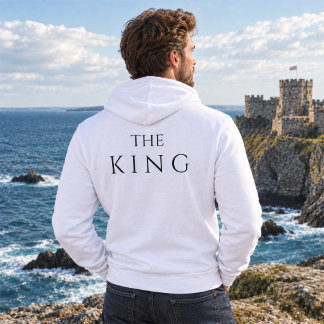 The King - Bella+Leinwand Full-Zip Hoodie