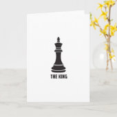 The King-Chess Lover Karte (Gelbe Blume)