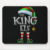 The King Elf Shirt Matching Family King Christmas Mousepad (Vorne)