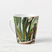 "The King" Erdhörnchen Latte Tasse (Linke Ecke)