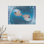 The King - Fraktal Poster (Küche)