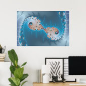 The King - Fraktal Poster (Heimbüro)