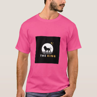 The King - Majestic Lion Silhouette T - Shirt