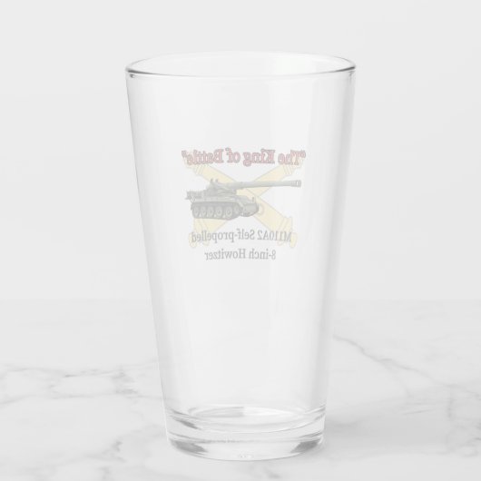 The King of Battle M110A2 8" Howitzer Glas (Rückseite)