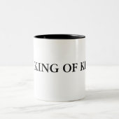 The King of kings Bold & Regal Ceramic Coffee mug Zweifarbige Tasse (Mittel)
