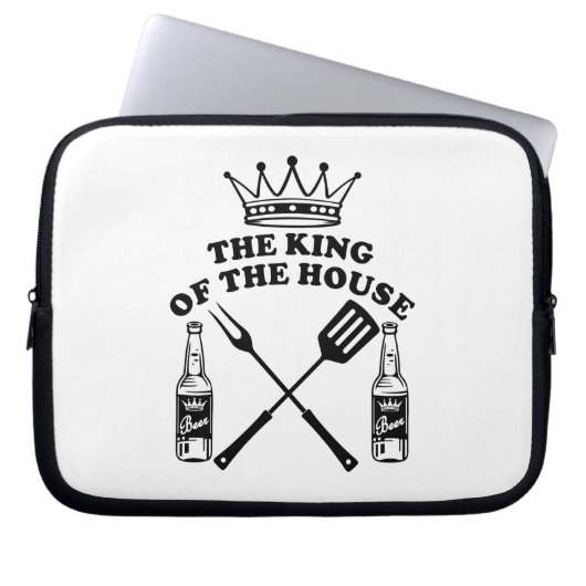 The King of the House Beer Laptopschutzhülle (Vorderseite)
