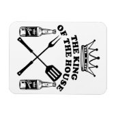 The King of the House Beer Magnet (Horizontal)