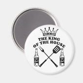 The King of the House Beer Magnet (Vorderseite/Rückseite)