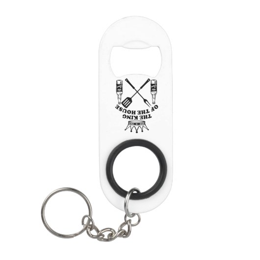 The King of the House Beer Mini Flaschenöffner (Vorderseite)