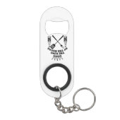 The King of the House Beer Mini Flaschenöffner (Rückseite)