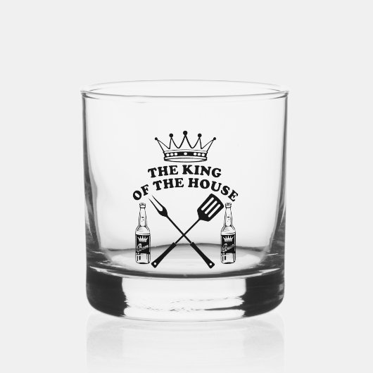 The King of the House Beer Whiskyglas (Vorderseite)