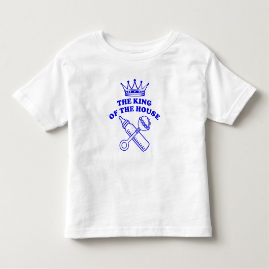 The King of the House Kleinkind T-shirt (Vorderseite)