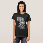 The King of The Werewolf Medieval Wolf Curse Monst T-Shirt (Vorne ganz)