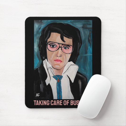 The King Painting by Alfred Fox Mousepad (Mit Mouse)