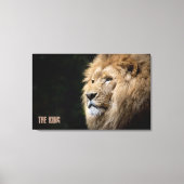 The King Small (24,00" x 16,00"), 1,5", Single Leinwanddruck (Vorderseite)