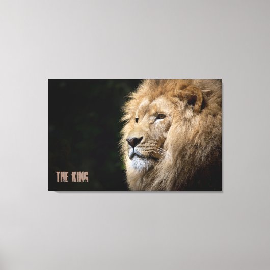 The King Small (24,00" x 16,00"), 1,5", Single Leinwanddruck (Vorderseite)