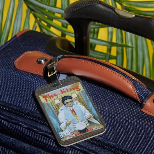 The King Tells All Gepäckanhänger (Vorderseite Insitu 1)