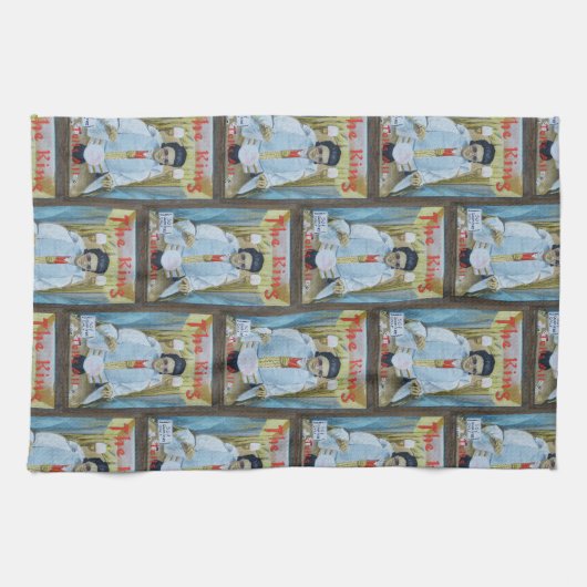 The King Tells All Geschirrtuch (Horizontal)