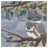 The Kingfisher Fabric Stoff (Nahaufnahme)