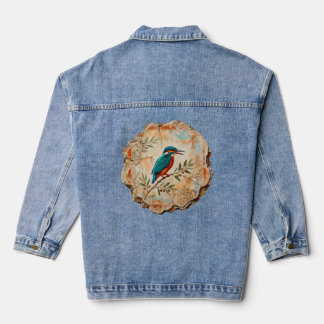 The Kingfisher Fragment: Pompei’s Azure Messenger  Jeansjacke