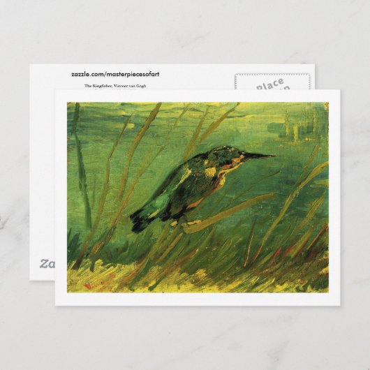 The Kingfisher Van Gogh Fine Art Postkarte (Vorne/Hinten)