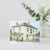'The Kings Arms (Luxulyan)' Postkarte (Stehend Vorderseite)